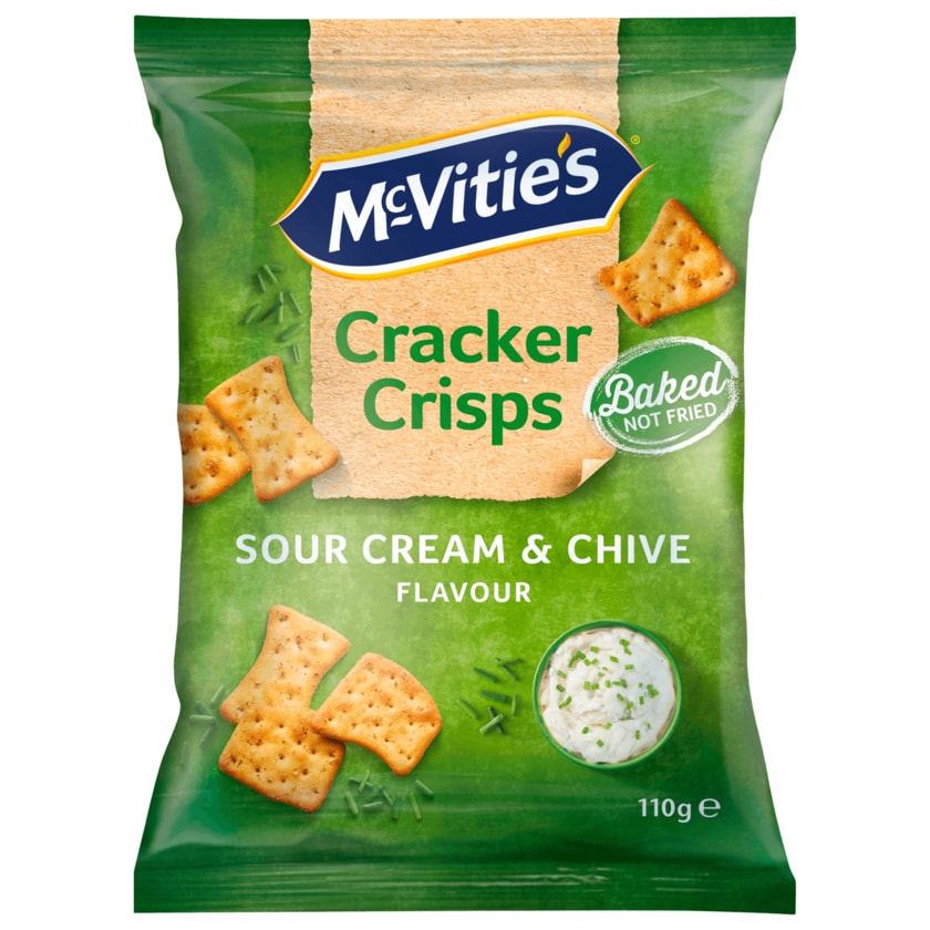 McVitie's Cracker Crisps Sour Cream & Chive Flavour 100g